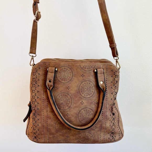 VR NYC Handbags - VR NYC | Lg Laser Cut Vegan Bag